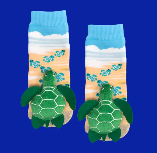 Messy Moose Sea Turtle Baby Sock