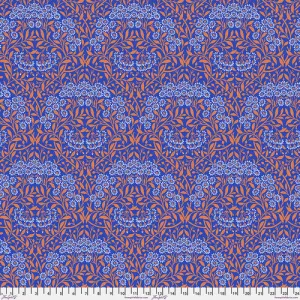 Michaelmas Daisy - Cobalt|| Kaffe x Morris & Co -- Free Spirit Fabrics