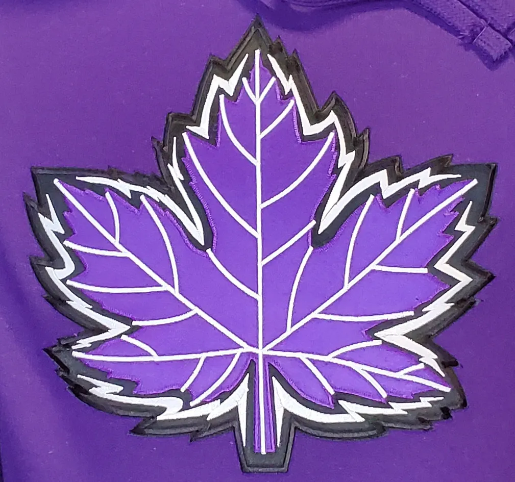 Mighty Maple Canada Hoodie Purple