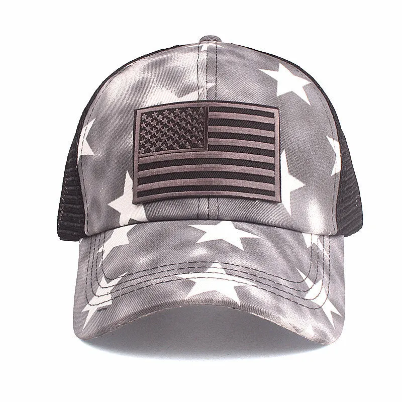 NATIONAL FLAG EMBROIDERED BASEBALL CAP