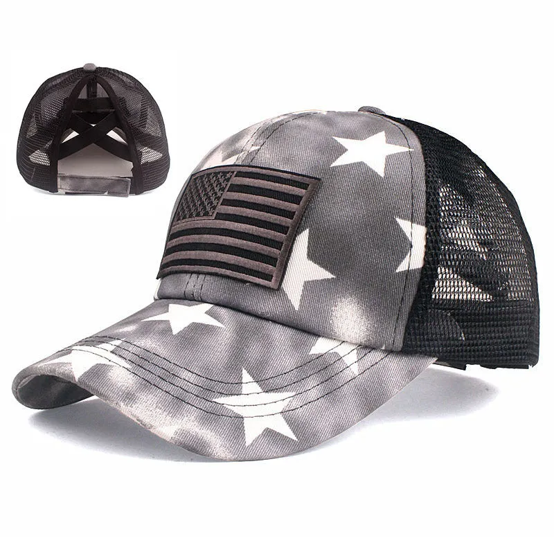NATIONAL FLAG EMBROIDERED BASEBALL CAP