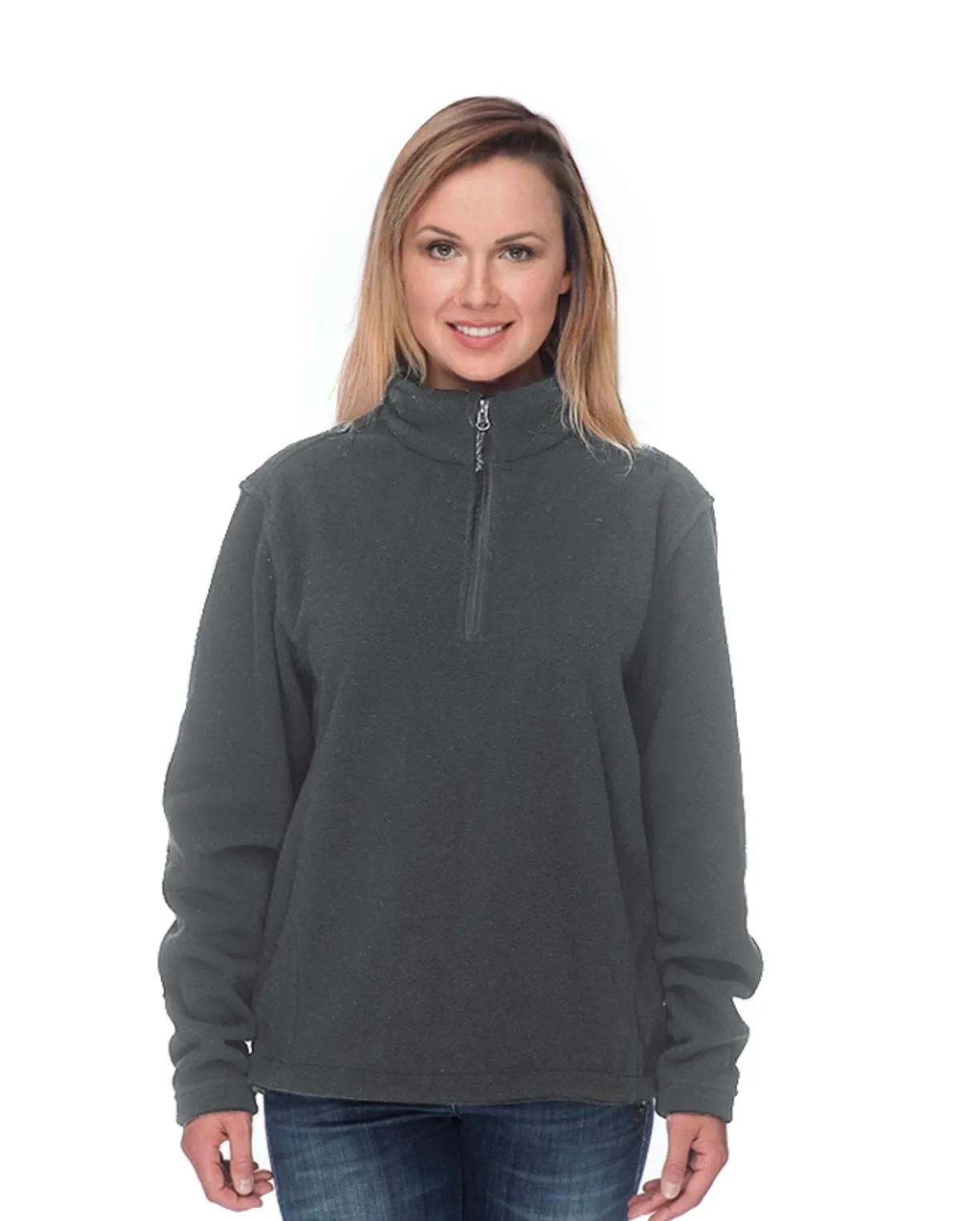 National Panhellenic Conference Quarter Zip Fleece Pullover