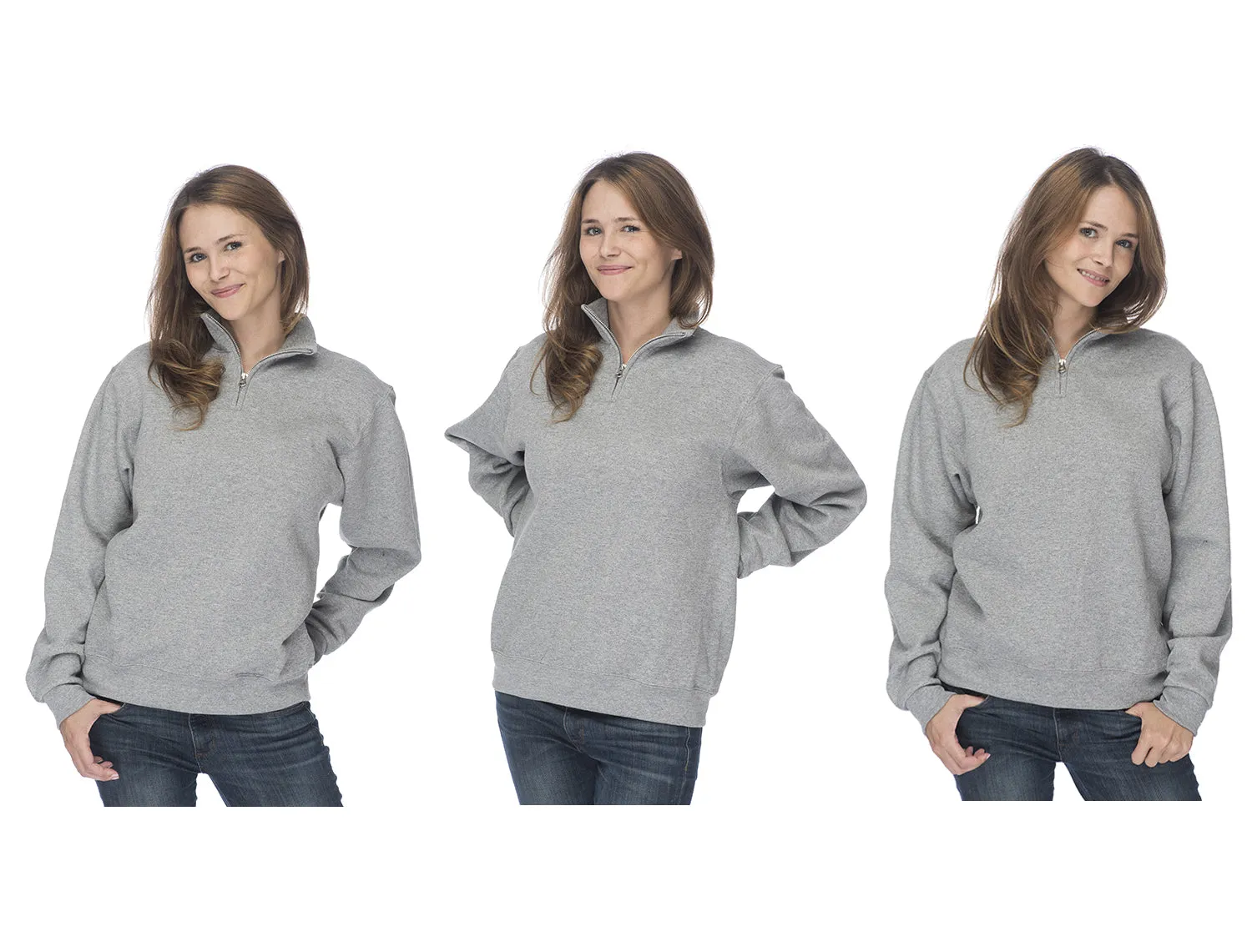National Panhellenic Conference Quarter Zip Pullover Sweatshirt