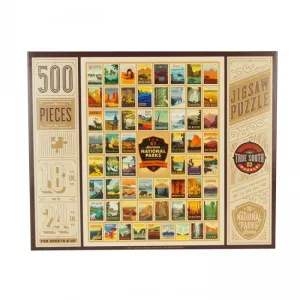 National Parks Emblems 500 Piece Puzzle