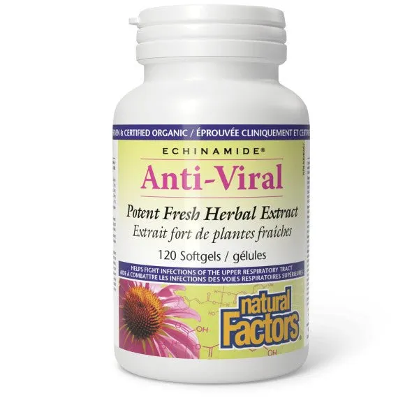 Natural Factors Echinamide Anti-Viral Potent Fresh Herbal Extract