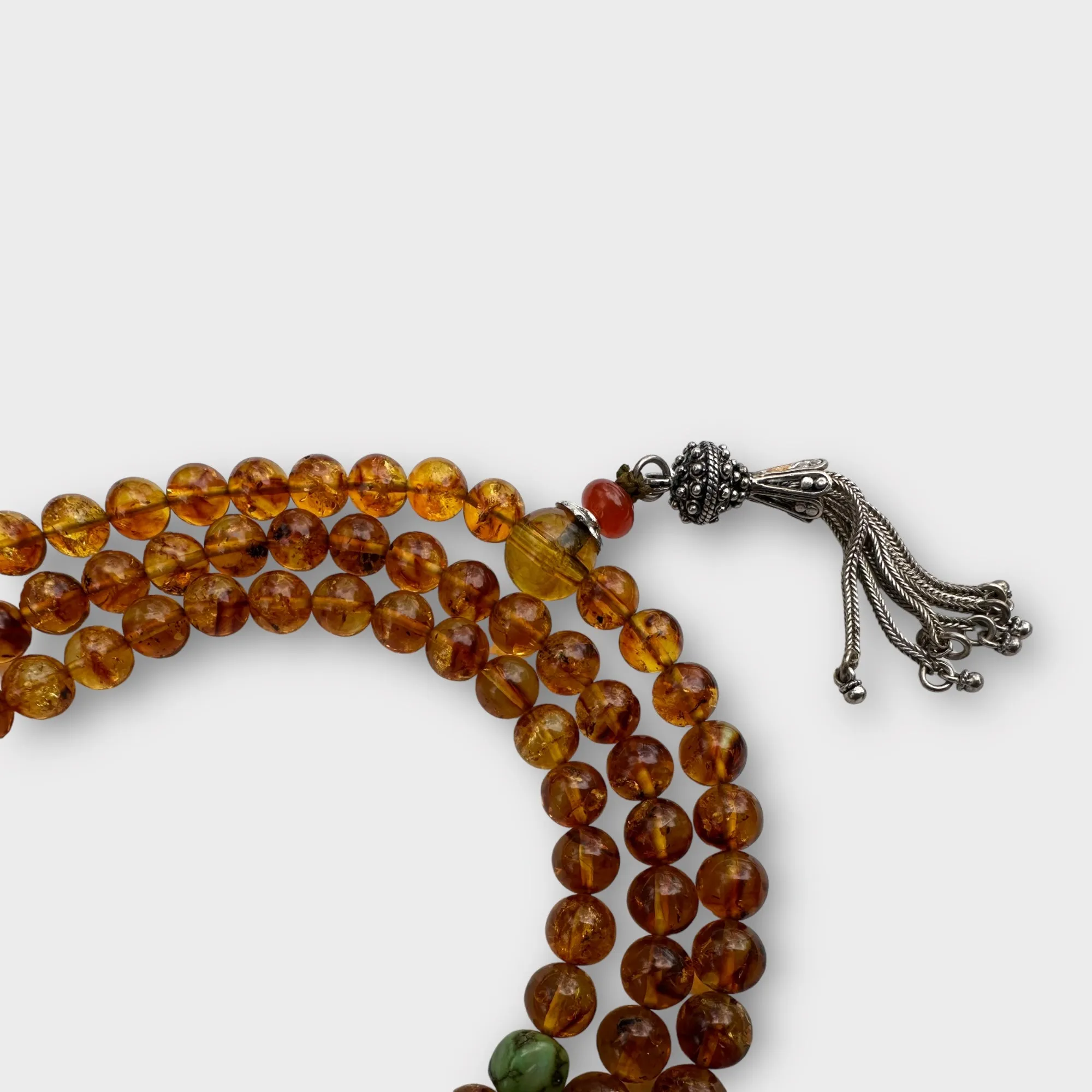 Natural Stone Baltic Amber Mala