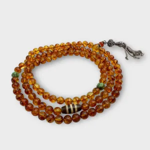 Natural Stone Baltic Amber Mala