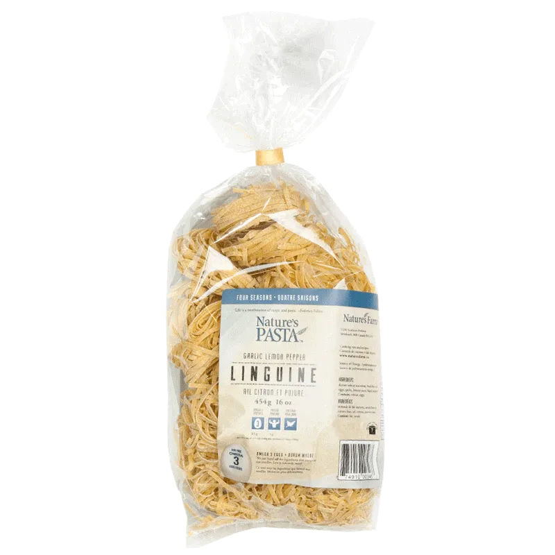Nature's Farm Garlic Lemon Pepper Linguine 400 grams