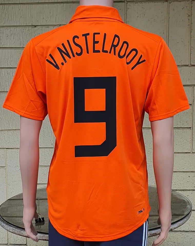 NETHERLANDS 2006 WORLD CUP V. NISTELROOY 9 JERSEY NIKE HOME SHIRT TRIKOT VOETBAL MEDIUM  SOLD !!!