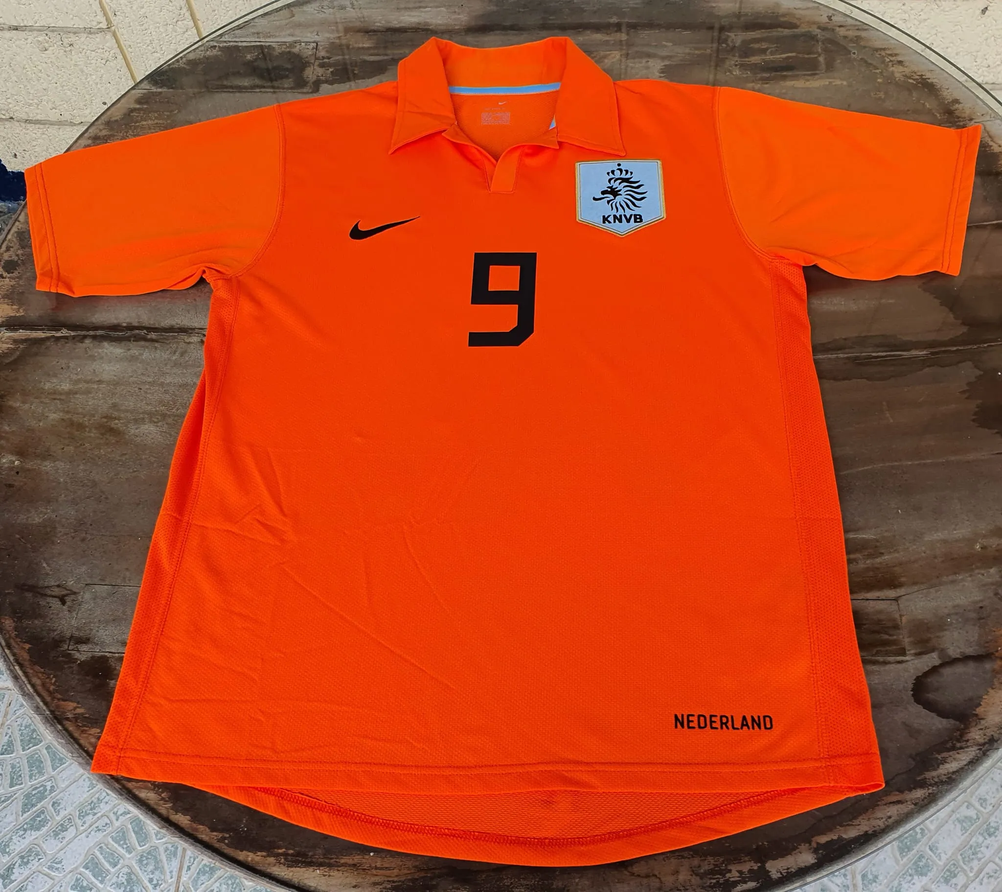 NETHERLANDS 2006 WORLD CUP V. NISTELROOY 9 JERSEY NIKE HOME SHIRT TRIKOT VOETBAL MEDIUM  SOLD !!!