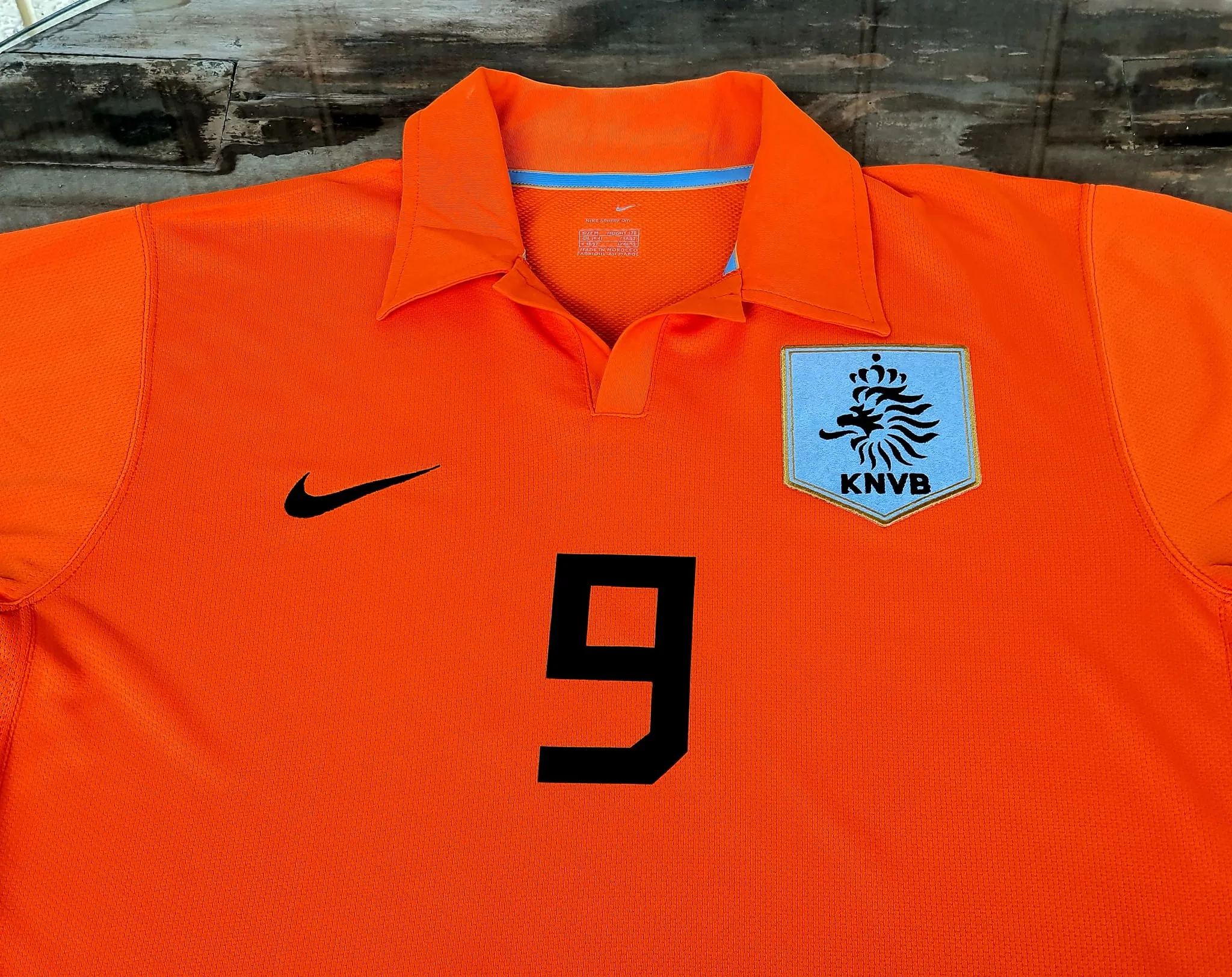 NETHERLANDS 2006 WORLD CUP V. NISTELROOY 9 JERSEY NIKE HOME SHIRT TRIKOT VOETBAL MEDIUM  SOLD !!!