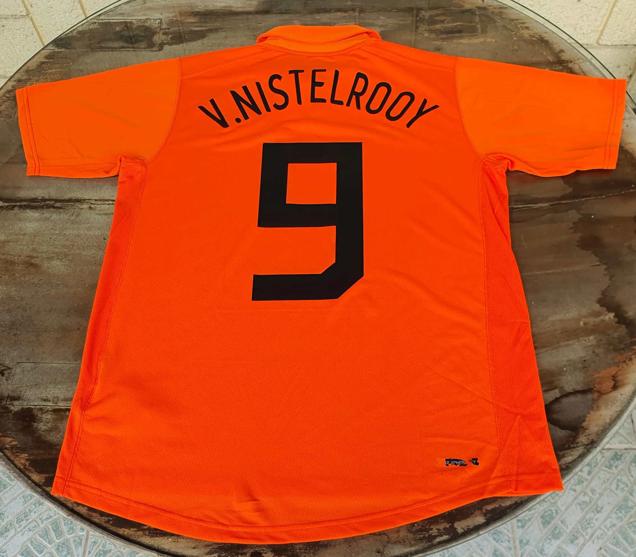NETHERLANDS 2006 WORLD CUP V. NISTELROOY 9 JERSEY NIKE HOME SHIRT TRIKOT VOETBAL MEDIUM  SOLD !!!