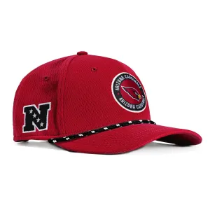 New Era 9Seventy 2024 Sideline Arizona Cardinals National League Patch Stretch-Snap Hat - Cardinal