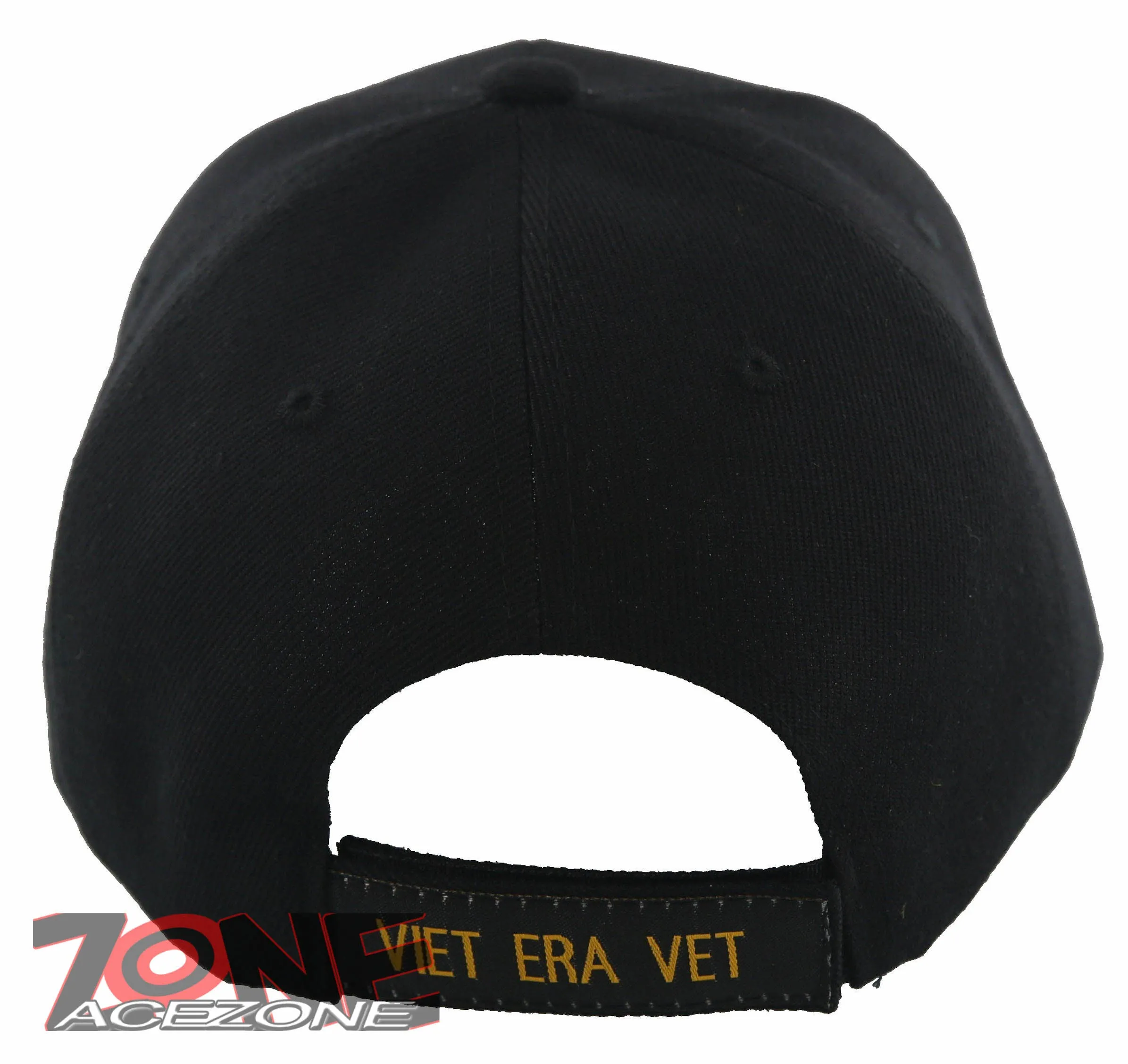 NEW! VIETNAM ERA VETERAN NATIONAL DEFENSE MILITARY BALL CAP HAT BLACK