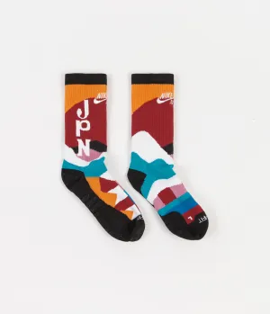 Nike SB x Parra 'Japan Federation Kit' Socks - White / Black / White