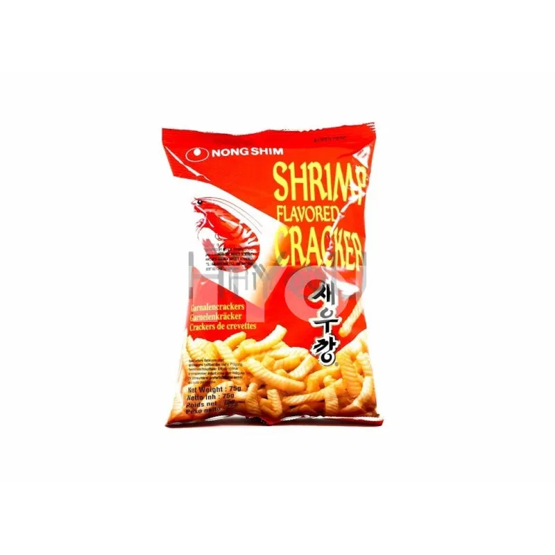 Nongshim Shrimp Flavoured Crackers 75g ~ 农心韩国虾饼 75g
