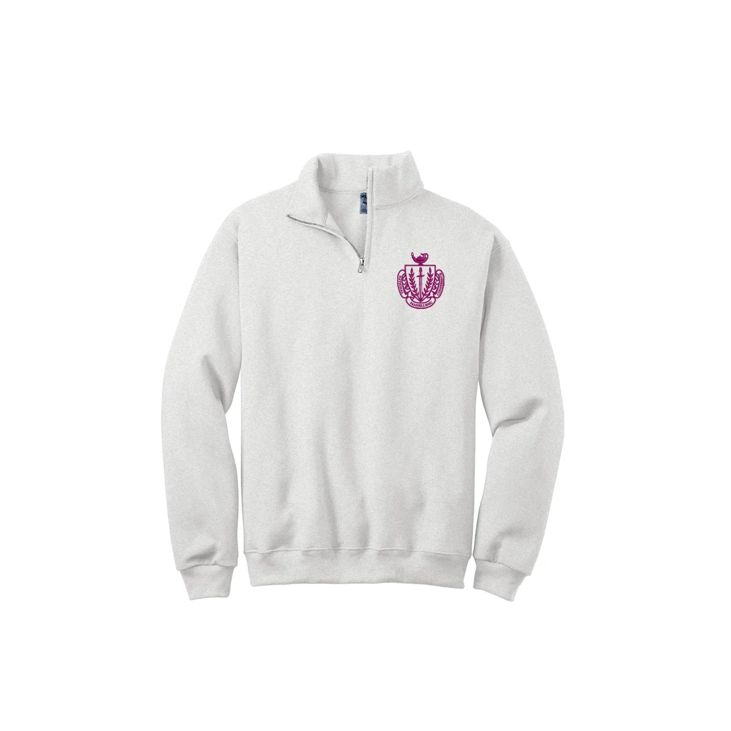 NPC Quarter Zip Sweatshirt - Embroidered Crest