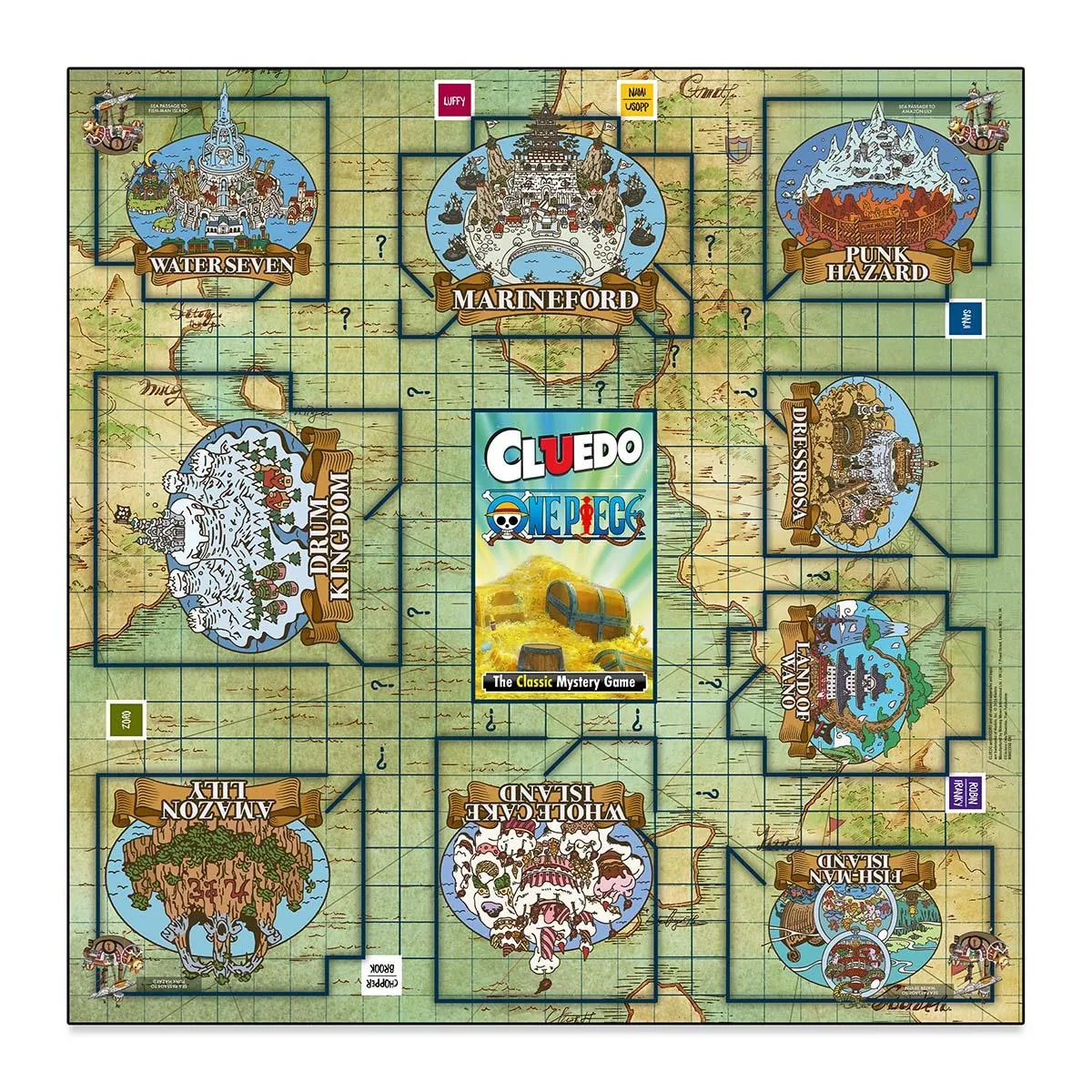 One Piece Cluedo Mystery Board Game
