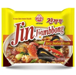 Ottogi Jin Jjambbong Ramen (Spicy Seafood) (Jin Champong) Instant Noodle 130g