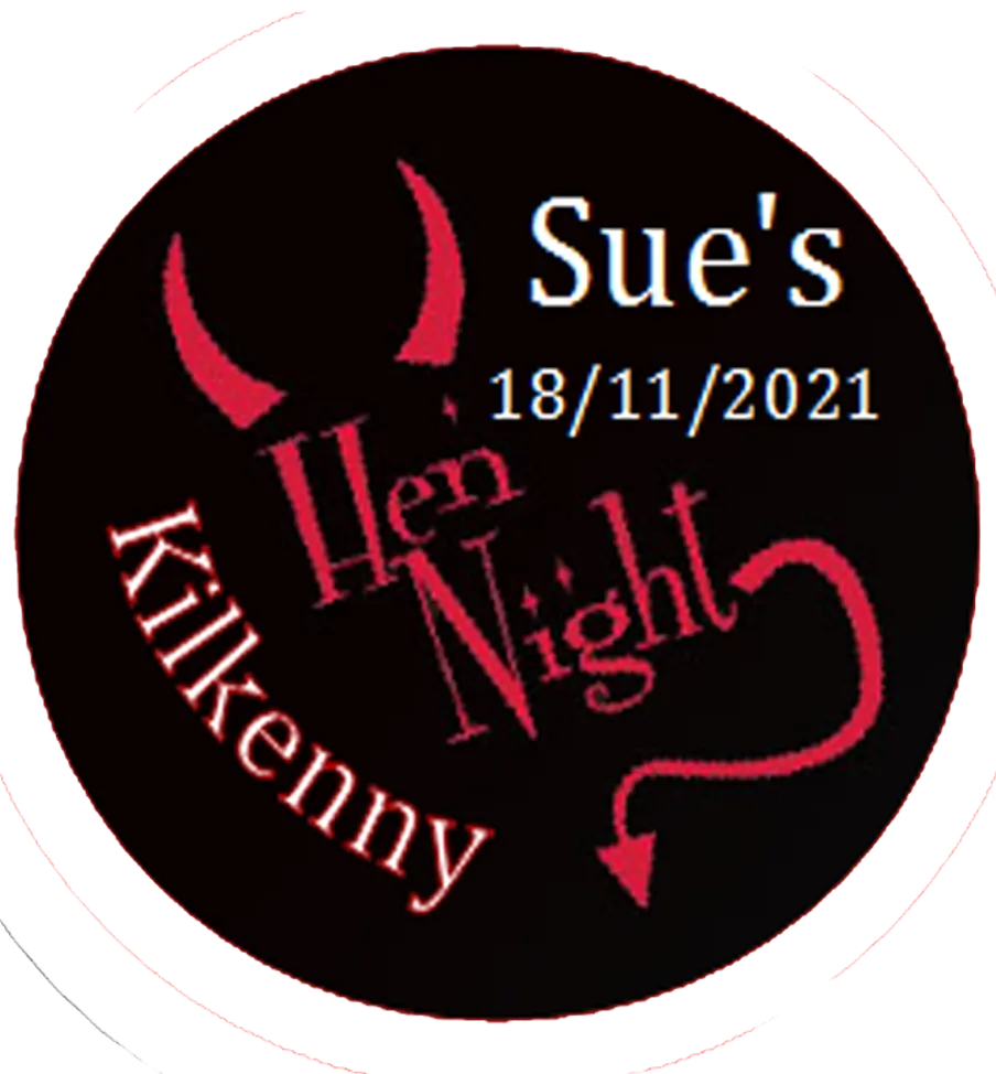 Personalised Devil Hen Party Badge