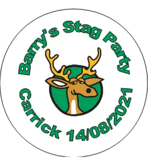 Personalised Fun Stag Party Badge