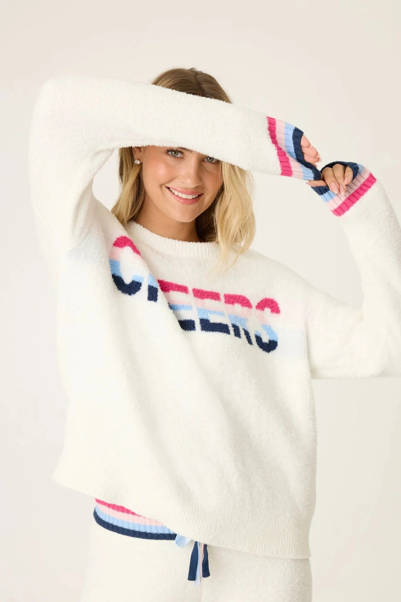 PJ Salvage: Marshmallow Party Cheers Snuggle Sweater