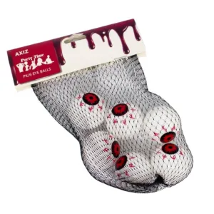 Plastic Eye Balls Halloween Decoration PK 6