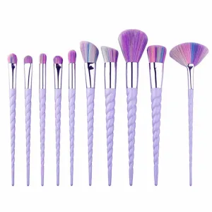 Playful Unicorn 10 Ps Makeup Brush Set