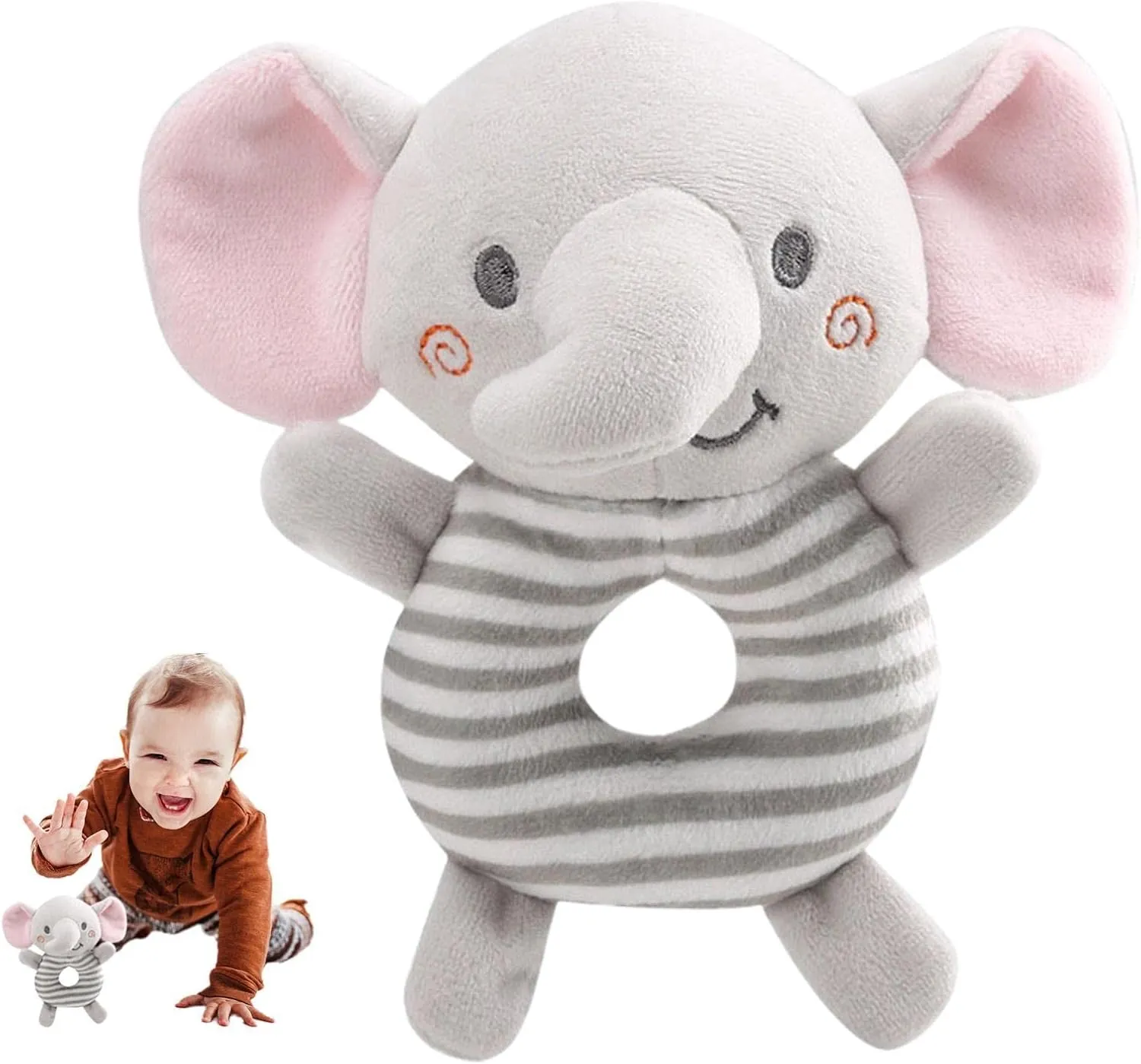 Plush Toy Baby Rattles