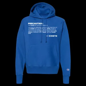 PRECAUTION: | HOODIE