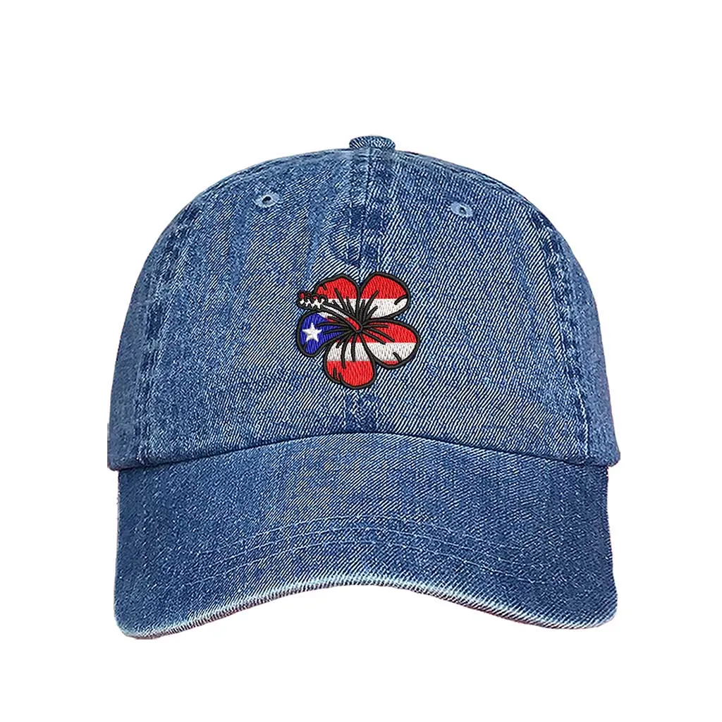 Puerto Rico Amapola Embroidered Baseball Hat – Boricua Baseball Cap