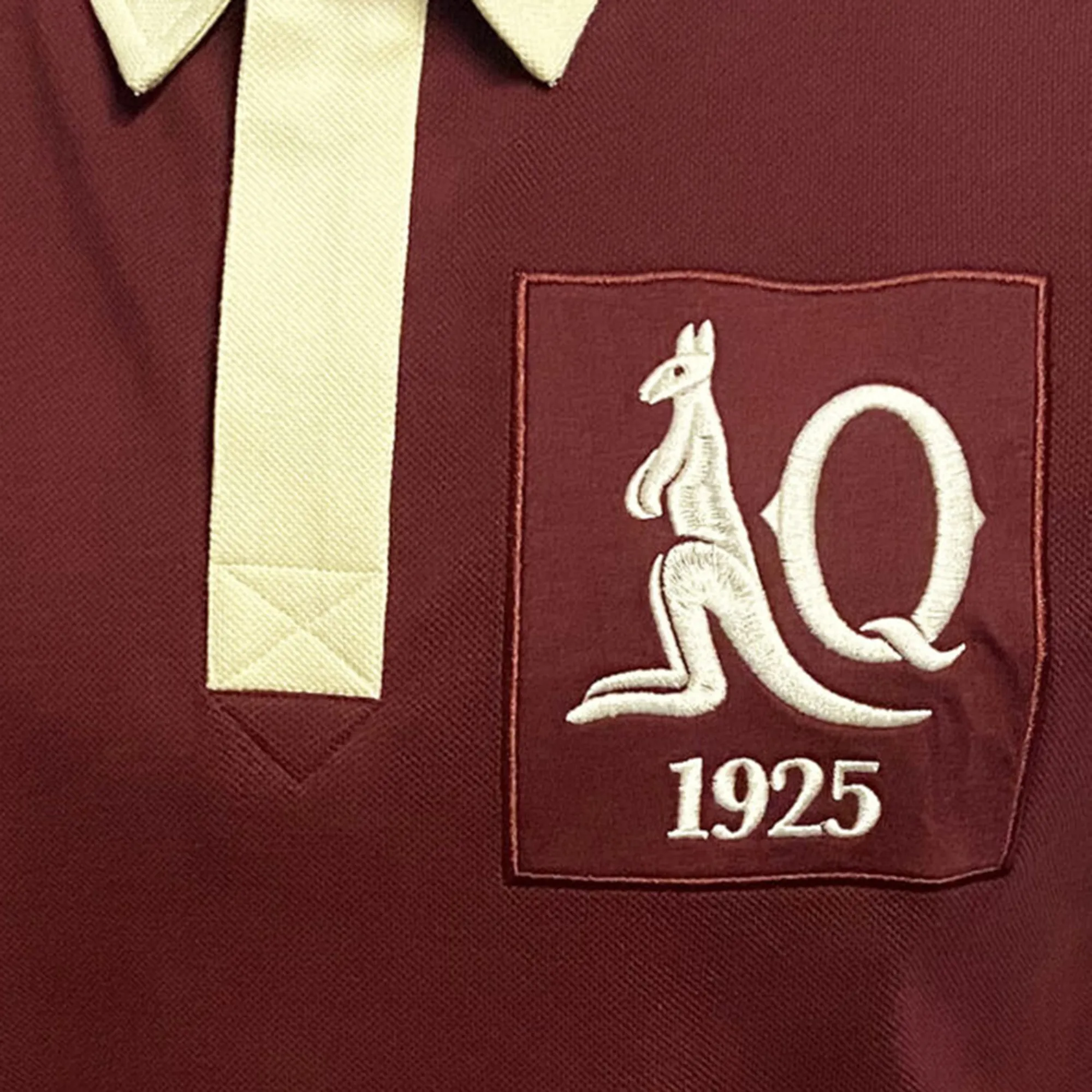 Queensland 1925 Vintage Rugby League Polo by Ellis Rugby