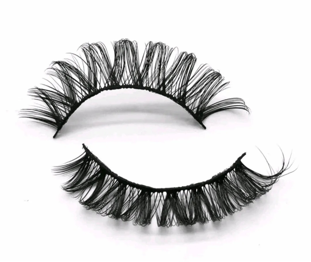 "Daisy" 15mm Faux Mink D Curl Fluffy Russian False Eyelashes