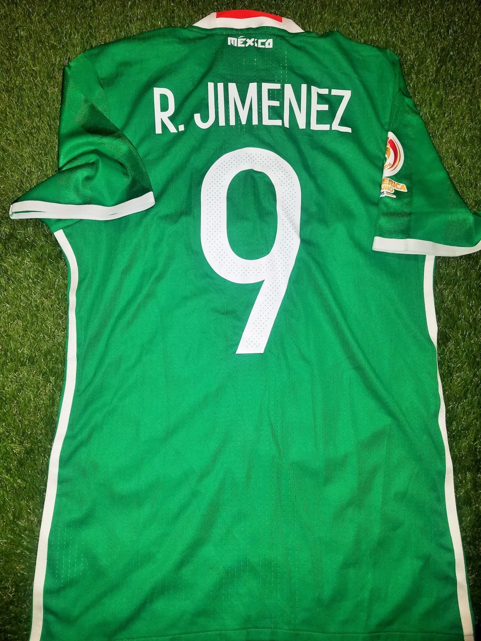Raul Jimenez Mexico COPA AMERICA 2016 MATCH ISSUED Jersey Camiseta Shirt M