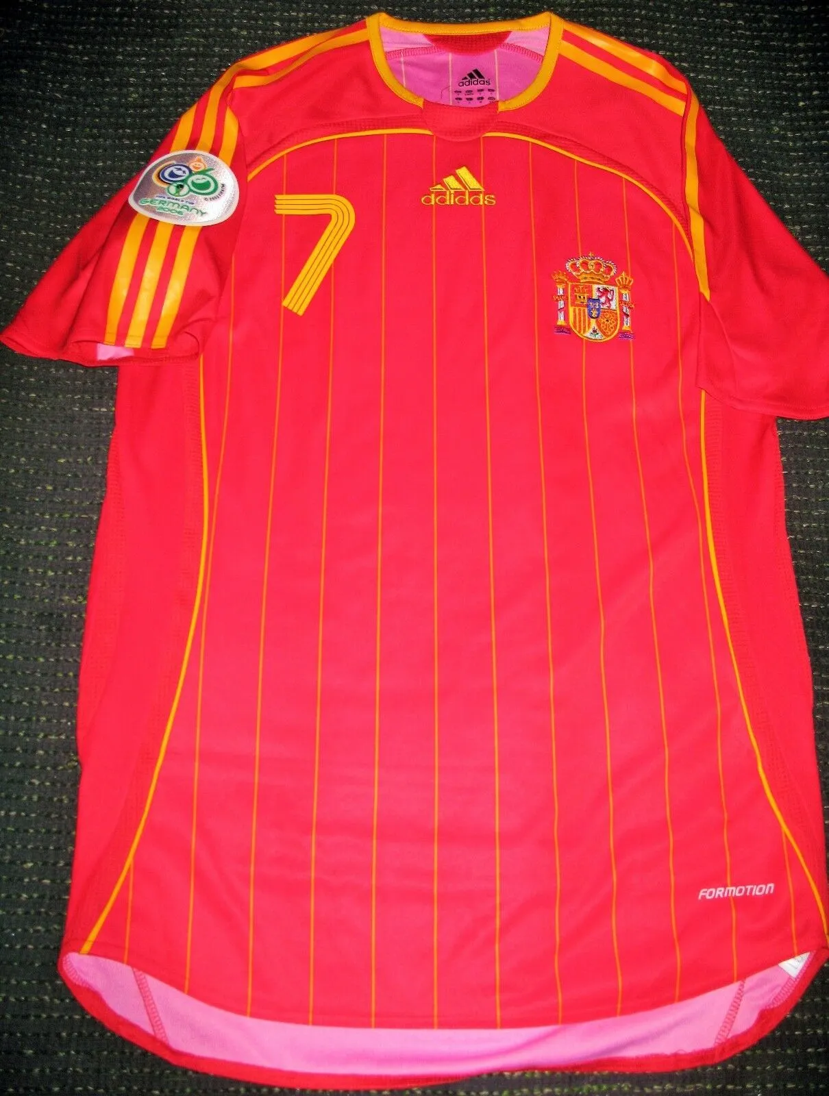 Raul Spain PLAYER ISSUE 2006 WORLD CUP Jersey Camiseta Shirt Espana S