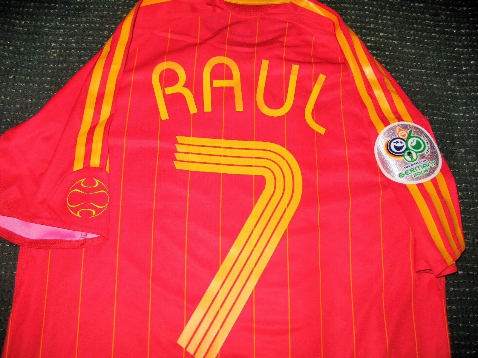 Raul Spain PLAYER ISSUE 2006 WORLD CUP Jersey Camiseta Shirt Espana S