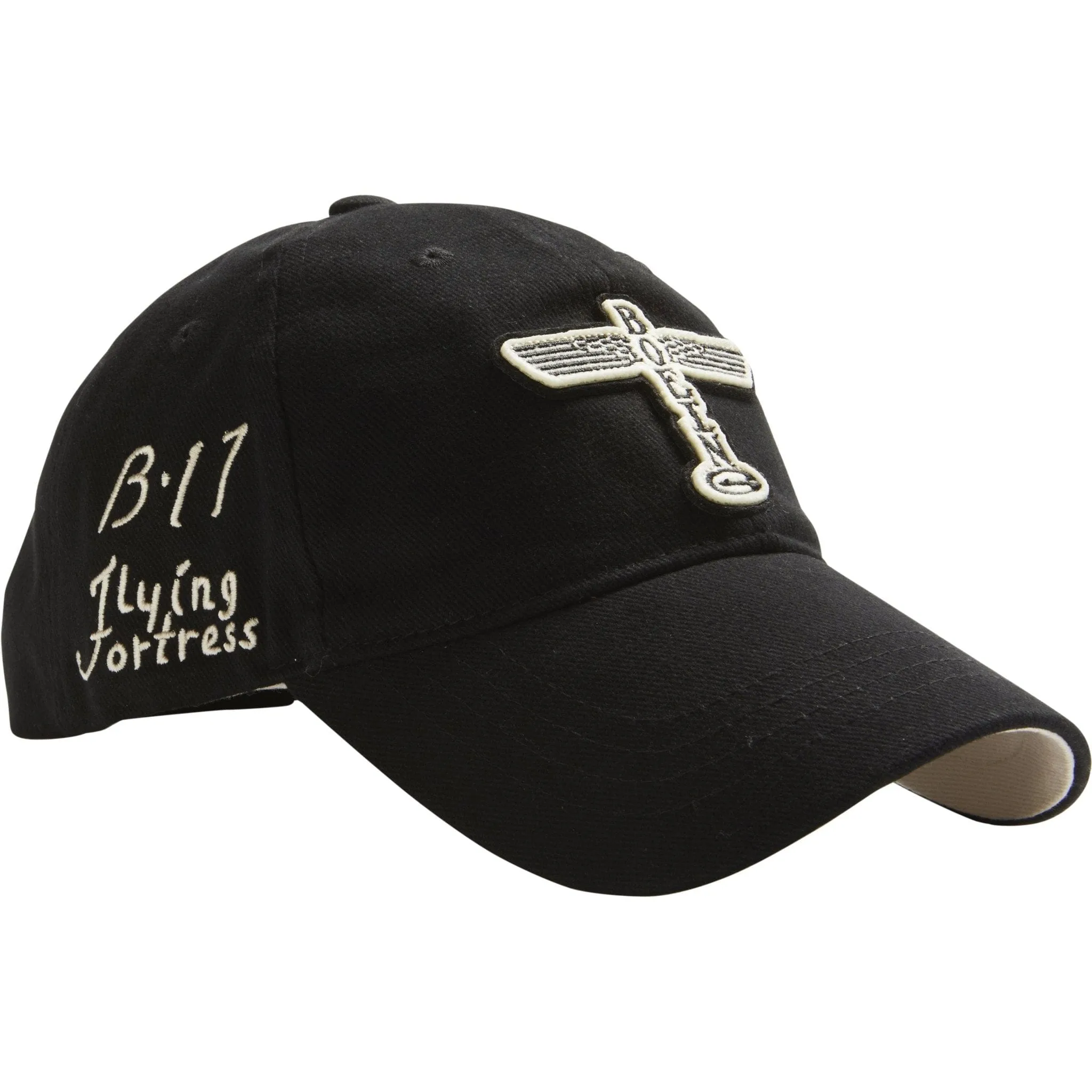Red Canoe B-17 Flying Fortress Ball Cap Black