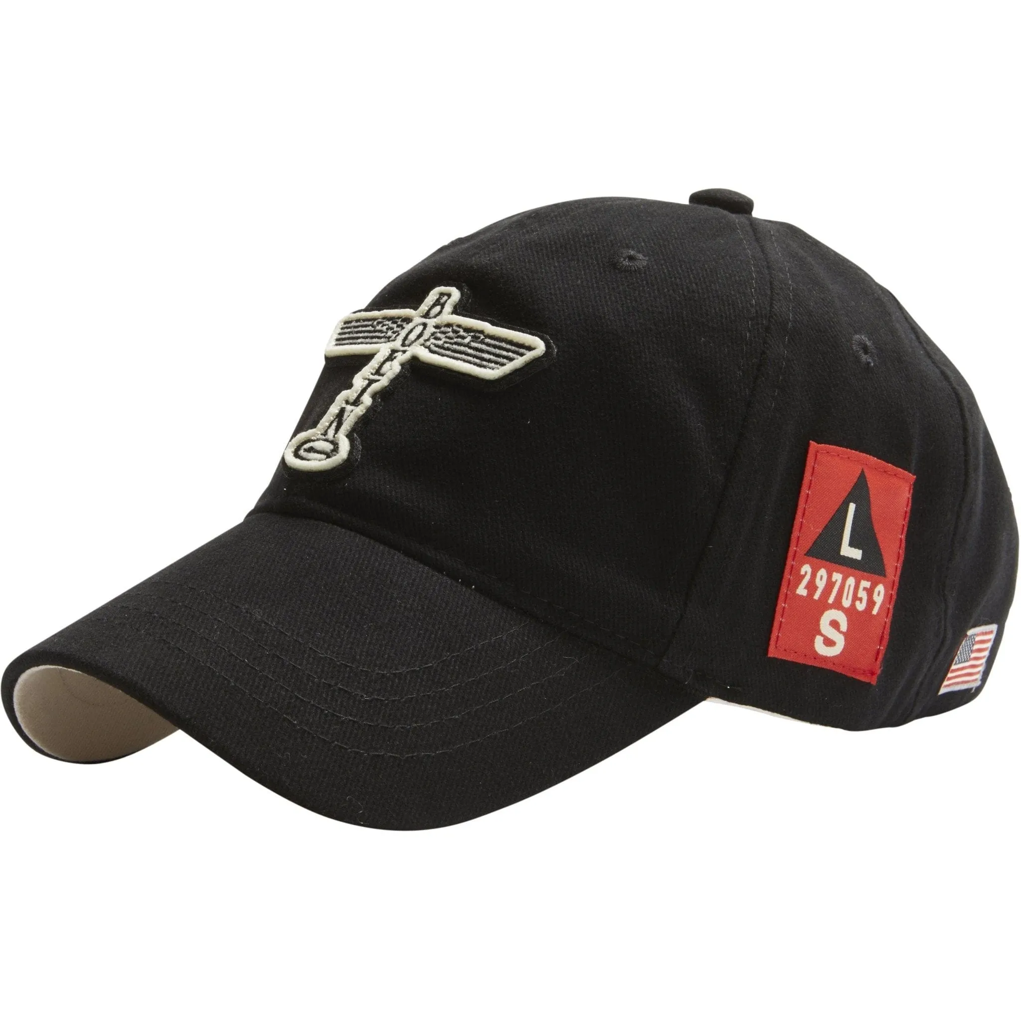 Red Canoe B-17 Flying Fortress Ball Cap Black