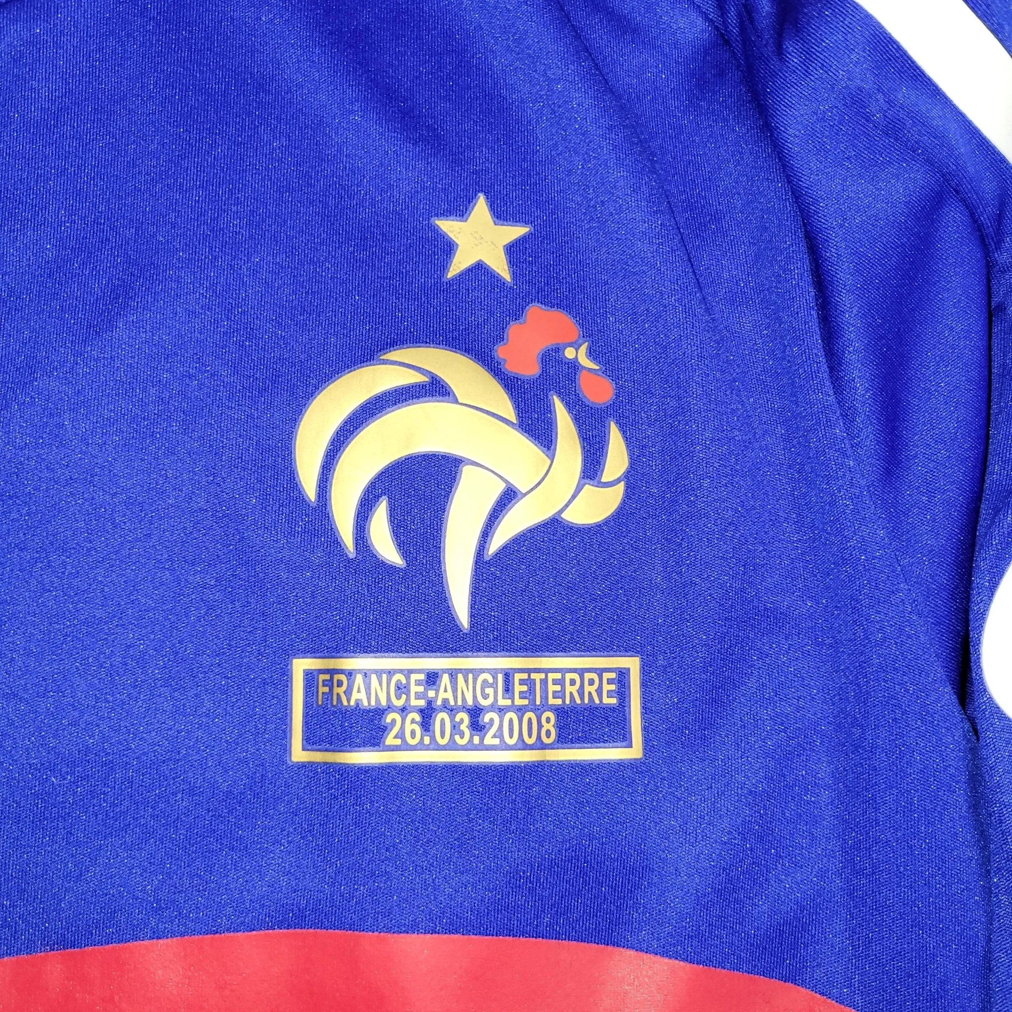 Ribery France 2008 Player Issue Long Sleeve Soccer Jersey Shirt M SKU# 646339