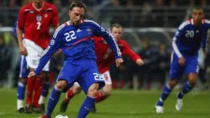 Ribery France 2008 Player Issue Long Sleeve Soccer Jersey Shirt M SKU# 646339