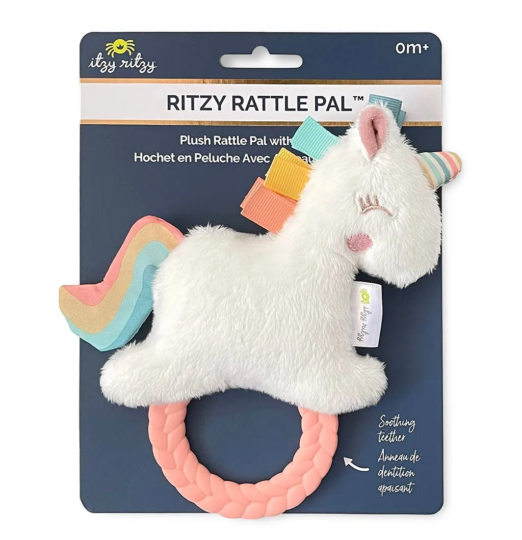Ritzy Rattle Pal™ Plush Rattle Pal with Teether: