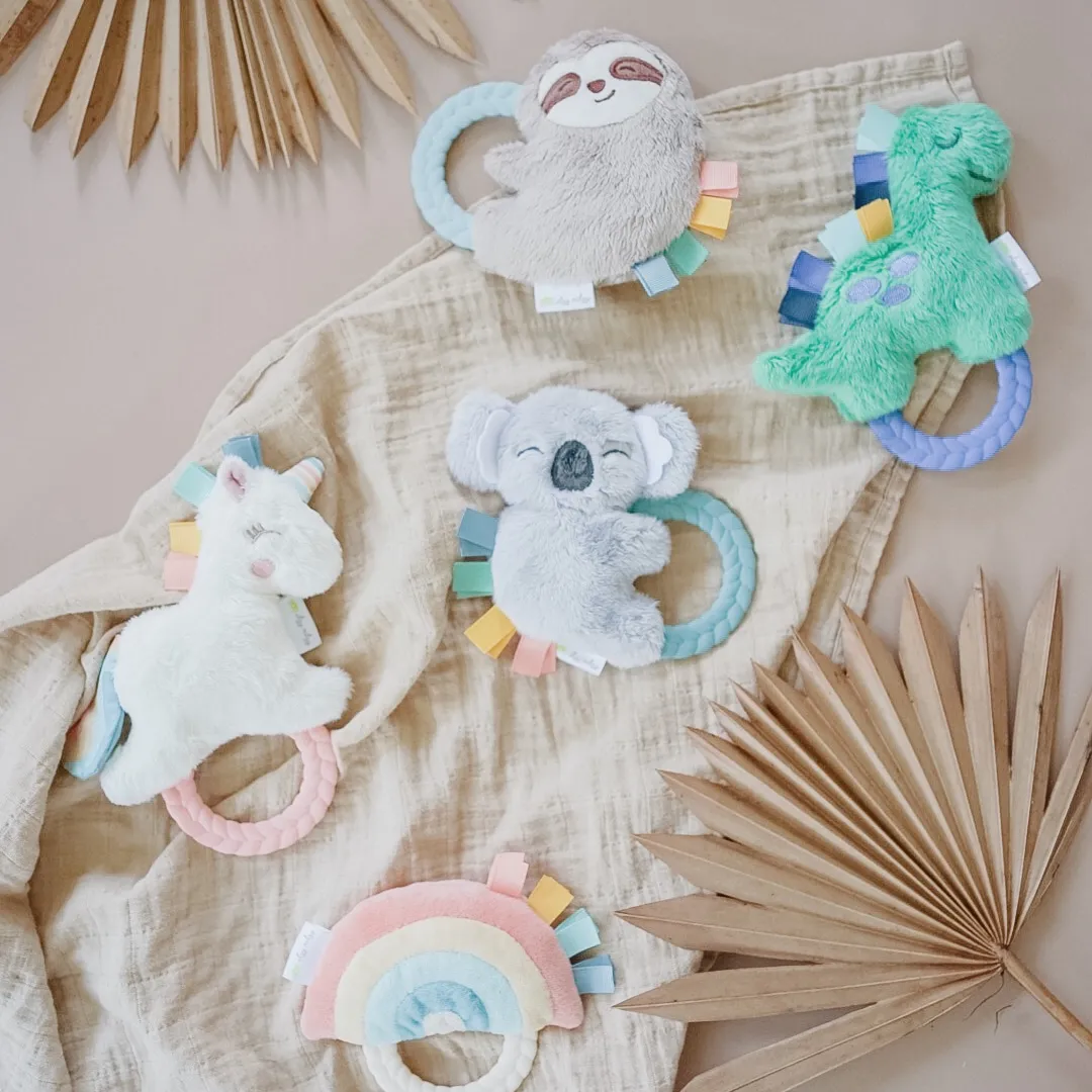 Ritzy Rattle Pal™ Plush Rattle Pal with Teether: