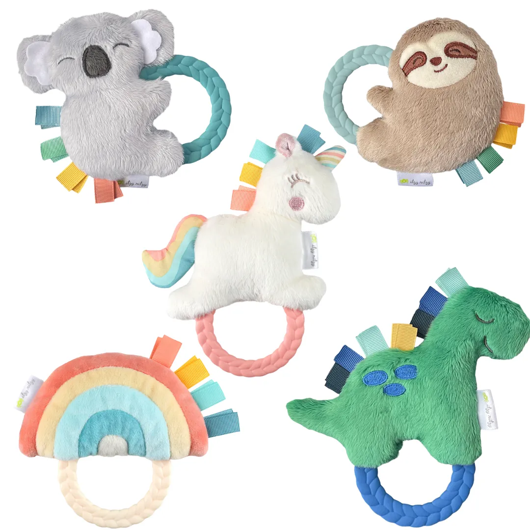 Ritzy Rattle Pal™ Plush Rattle Pal with Teether: