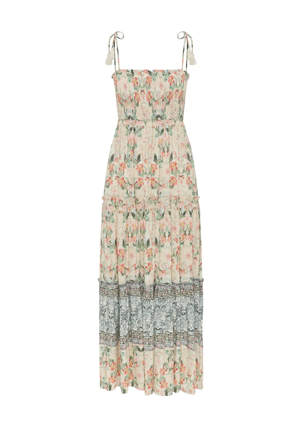 Rosa Shirried Maxi Dress