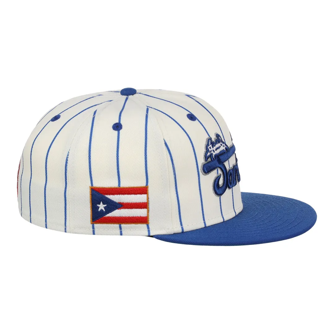 Santurce Cangrejeros Pinstripe Fitted Ballcap