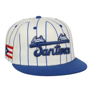 Santurce Cangrejeros Pinstripe Fitted Ballcap