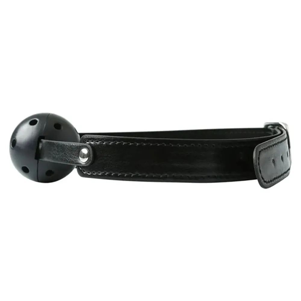 Sex & Mischief Breathable Ball Gag - Black