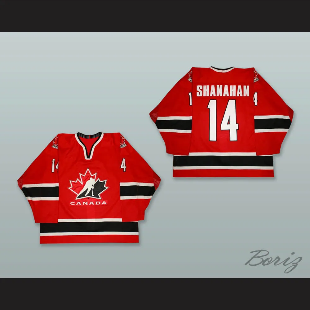Shanahan 14 Canada National Team Red Hockey Jersey