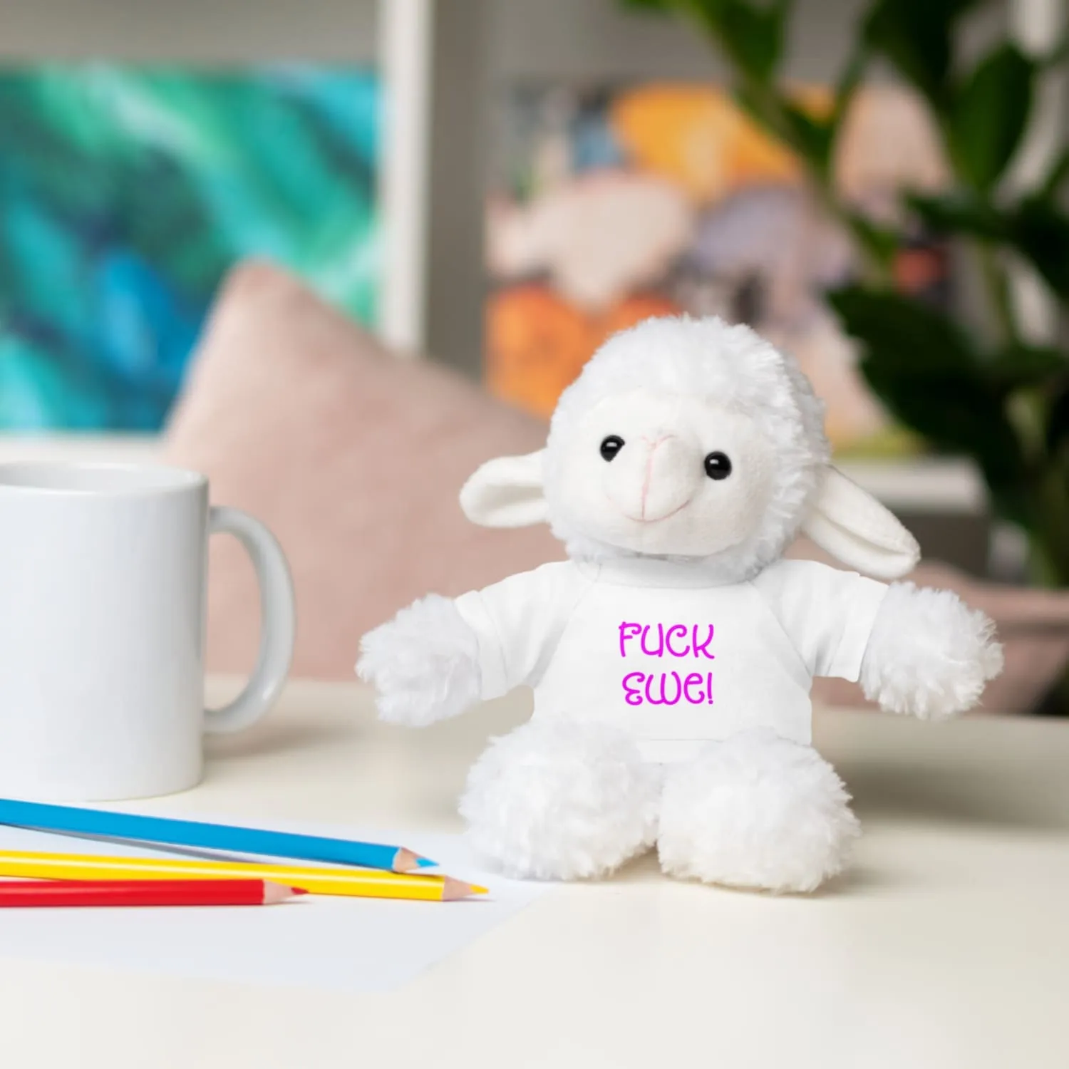 Sheep Plushy Fuck Ewe! Stuffed Toy