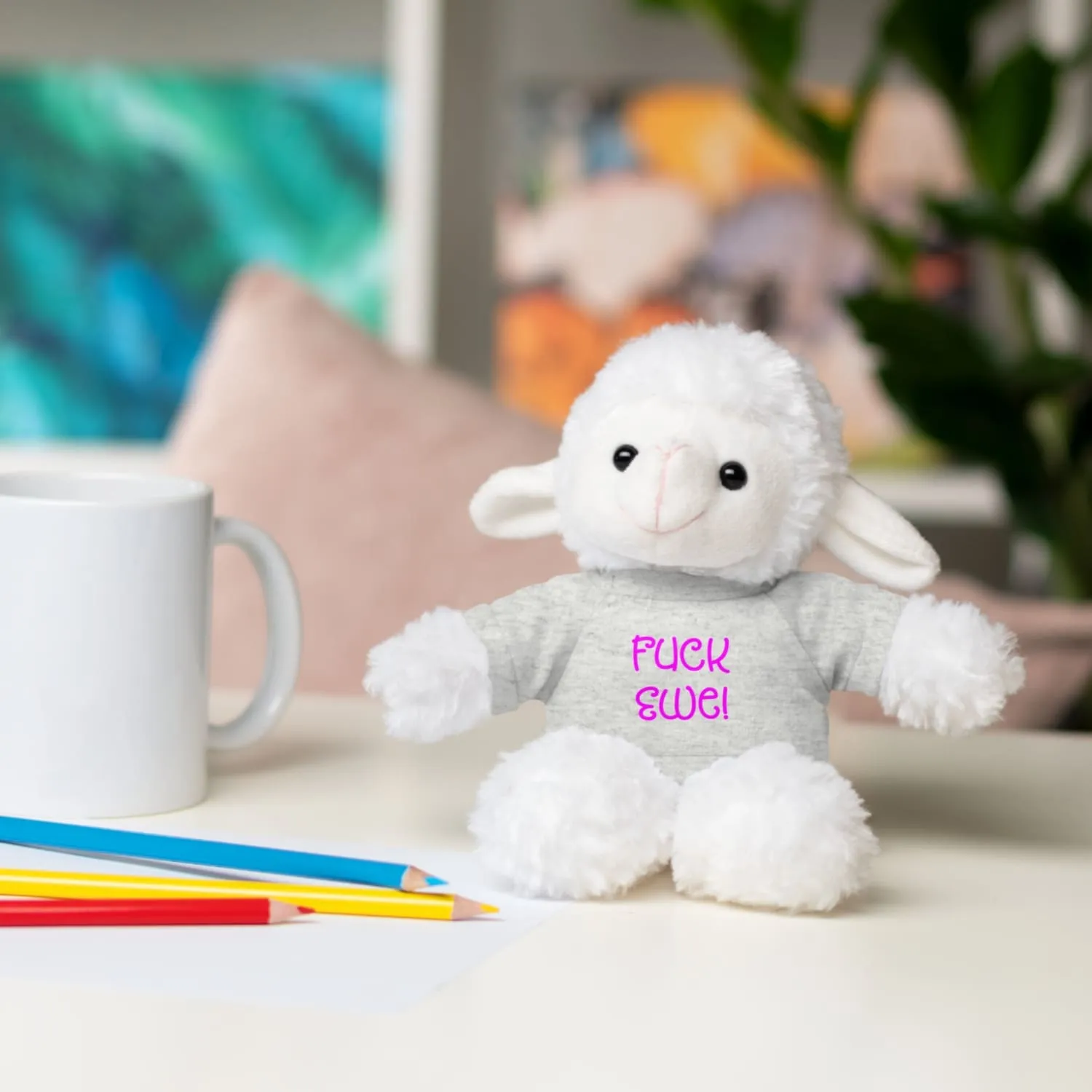 Sheep Plushy Fuck Ewe! Stuffed Toy